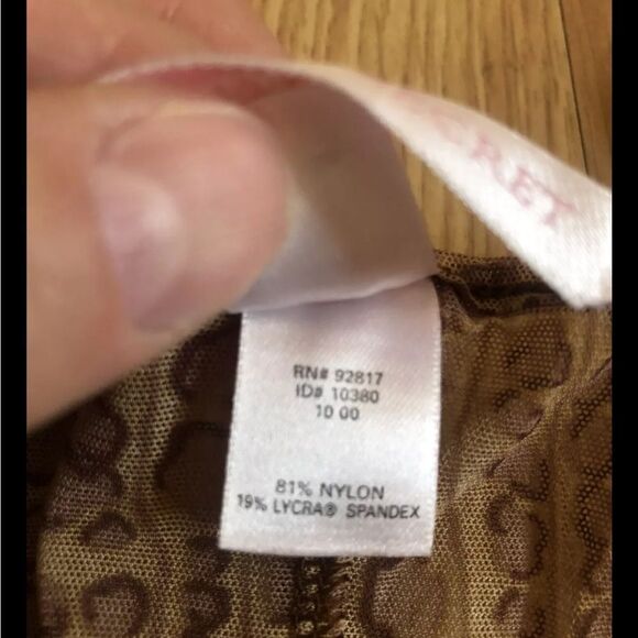 VINTAGE VICTORIA’S SECRET Python Print Mesh Stretch Nightie Lingerie SIZE SMALL - Picture 5 of 11